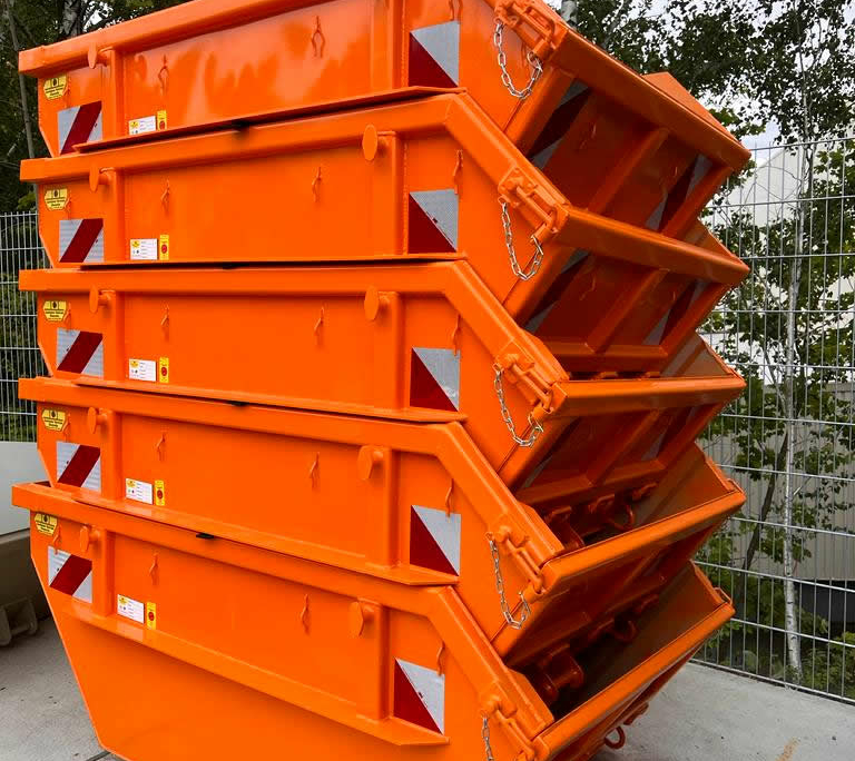 Mini Mulden und Multicar Container