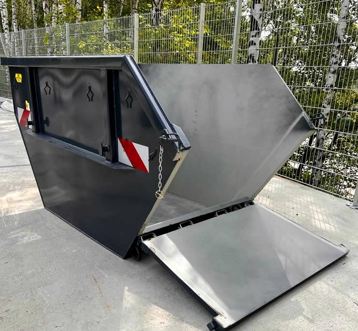 Multicar Container 2,5cbm mit Ladeklappe