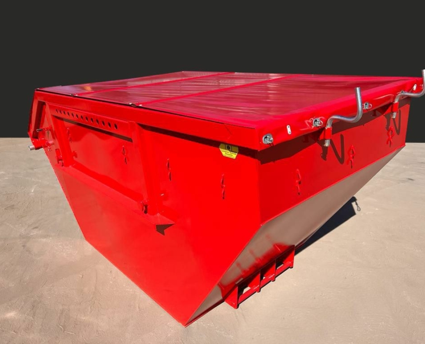 Absetzcontainer mit Rollplane