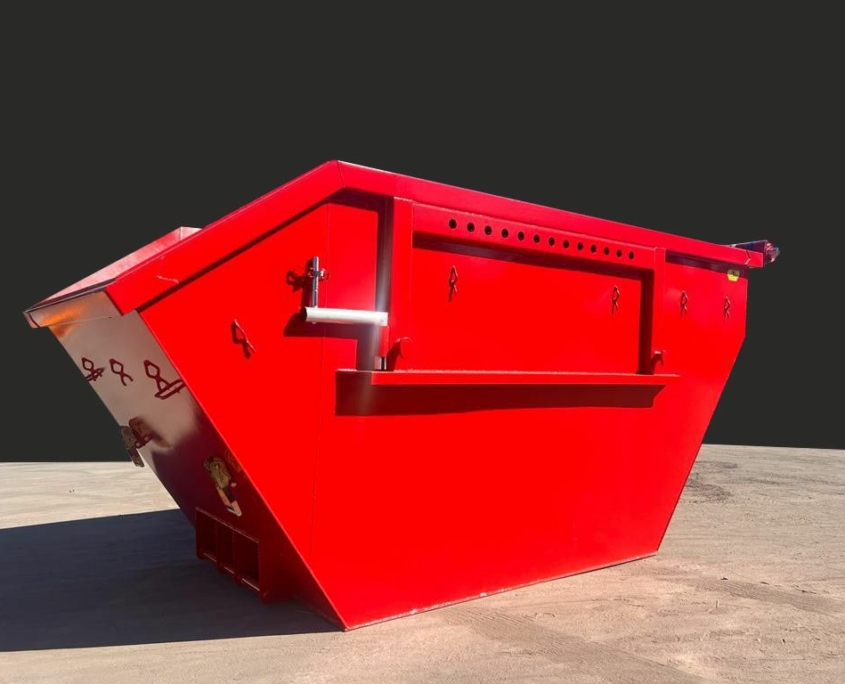 Absetzcontainer mit Rollplane