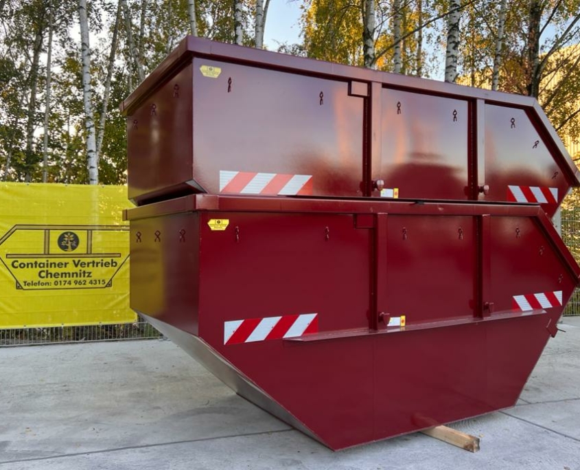 Absetzcontainer 10cbm, Schütte verstärkt