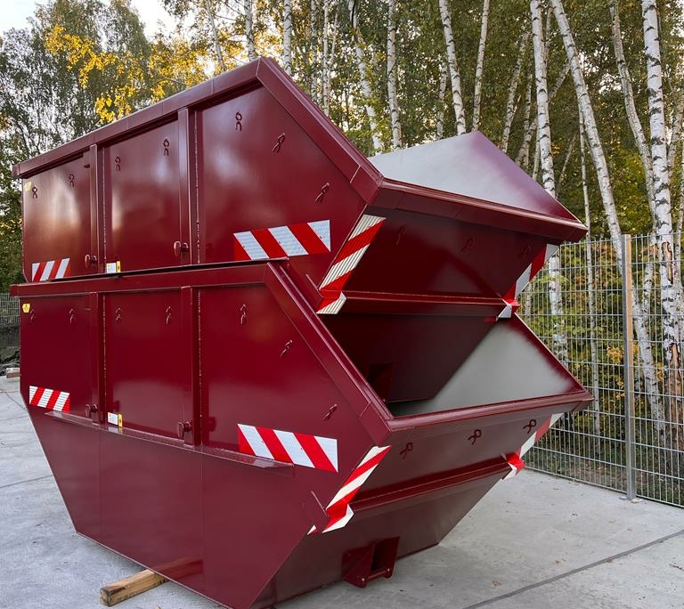 Absetzcontainer 10cbm, Schütte verstärkt