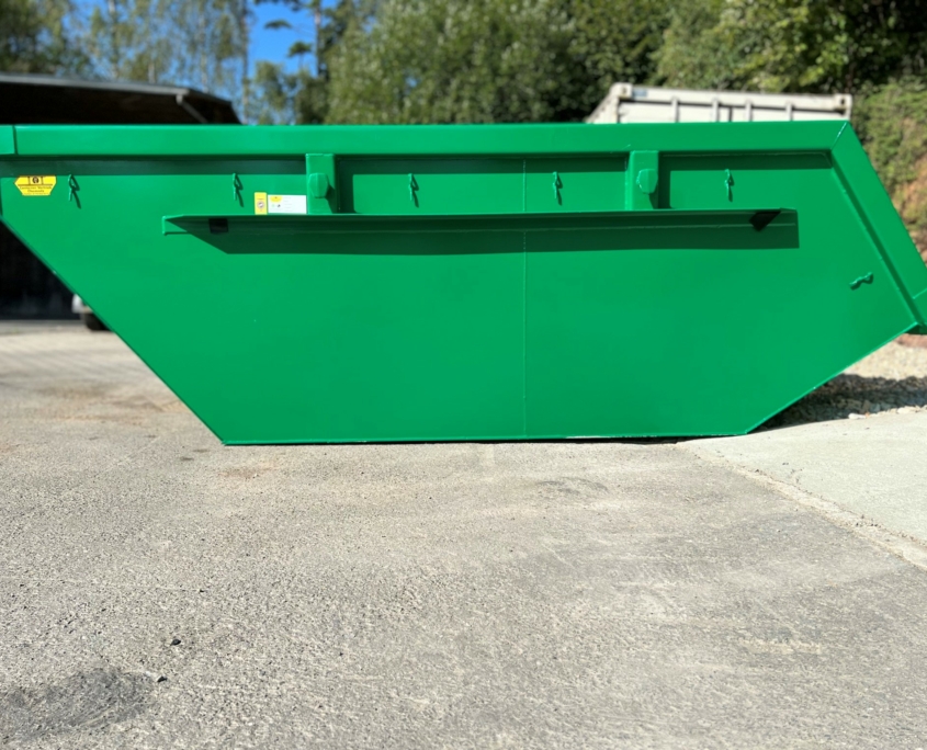 Absetz-Container mit flacher Schüttkante