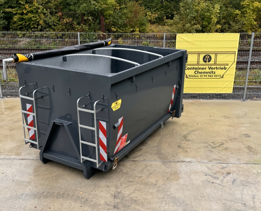 Maytec-Container Eco (spantenfrei) mit Rollplane
