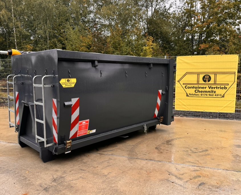 Maytec-Container Eco (spantenfrei) mit Rollplane