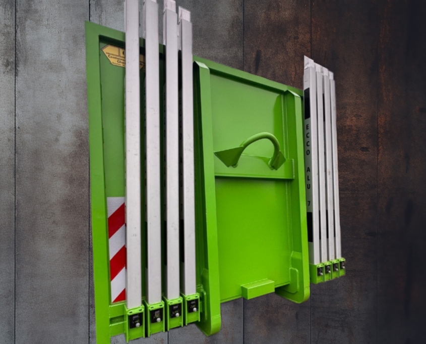 Plattform Holz, Ecco Alu, Exte, Holztransport, Plattform für Rundholztransporte , Steckrungen