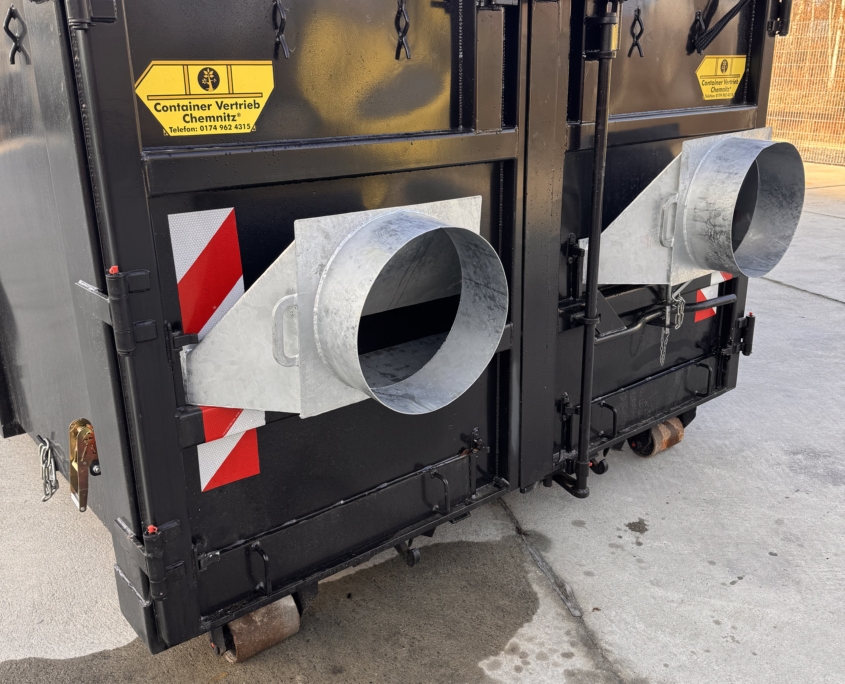 Trocknungs-Container, City-Abroll-Container mit Rollplane