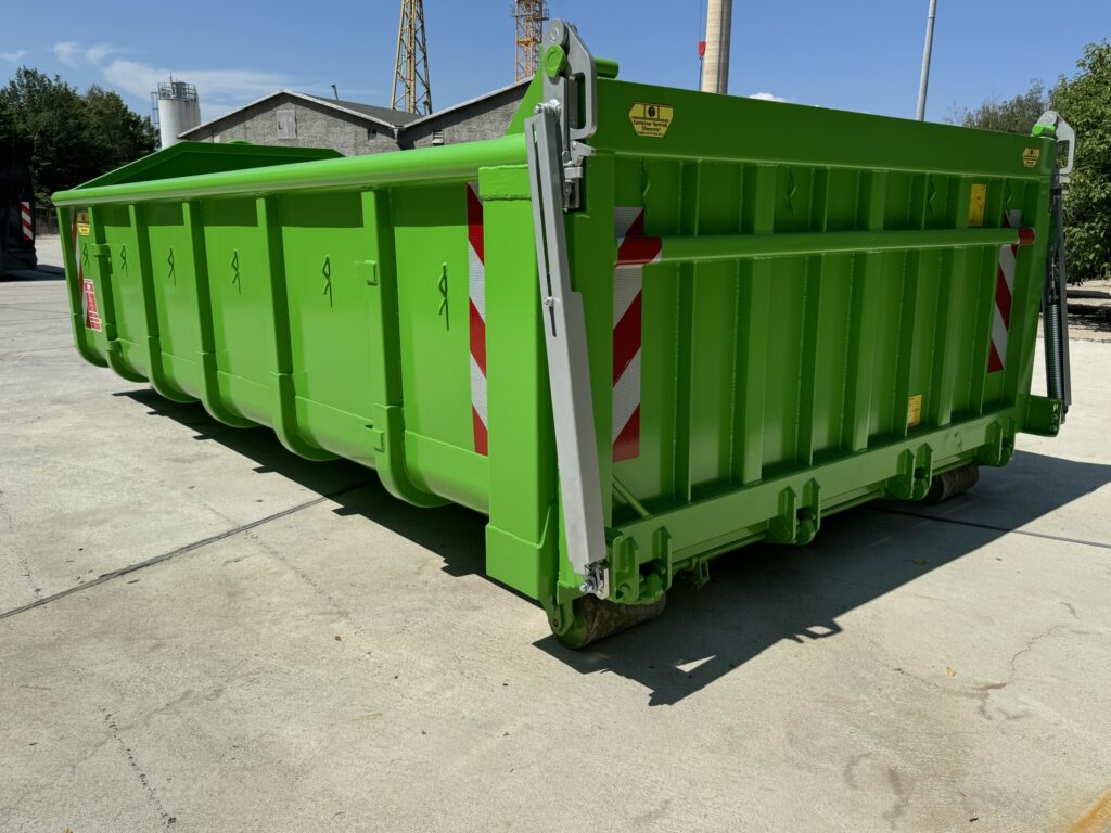 Abrollmulde für Baggertrabsport Abrollcontainer pronar