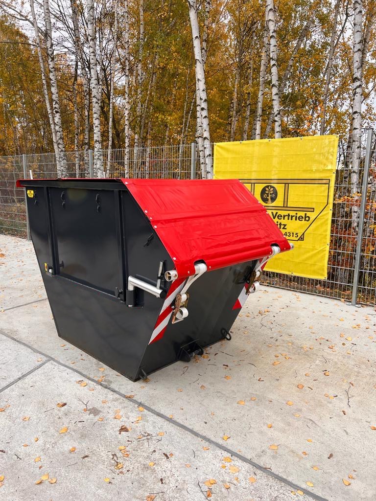 Absetzmulde Absetzcontainer Ladeklappe Stahldeckel Duraflex 
Mini Container Rollplane 