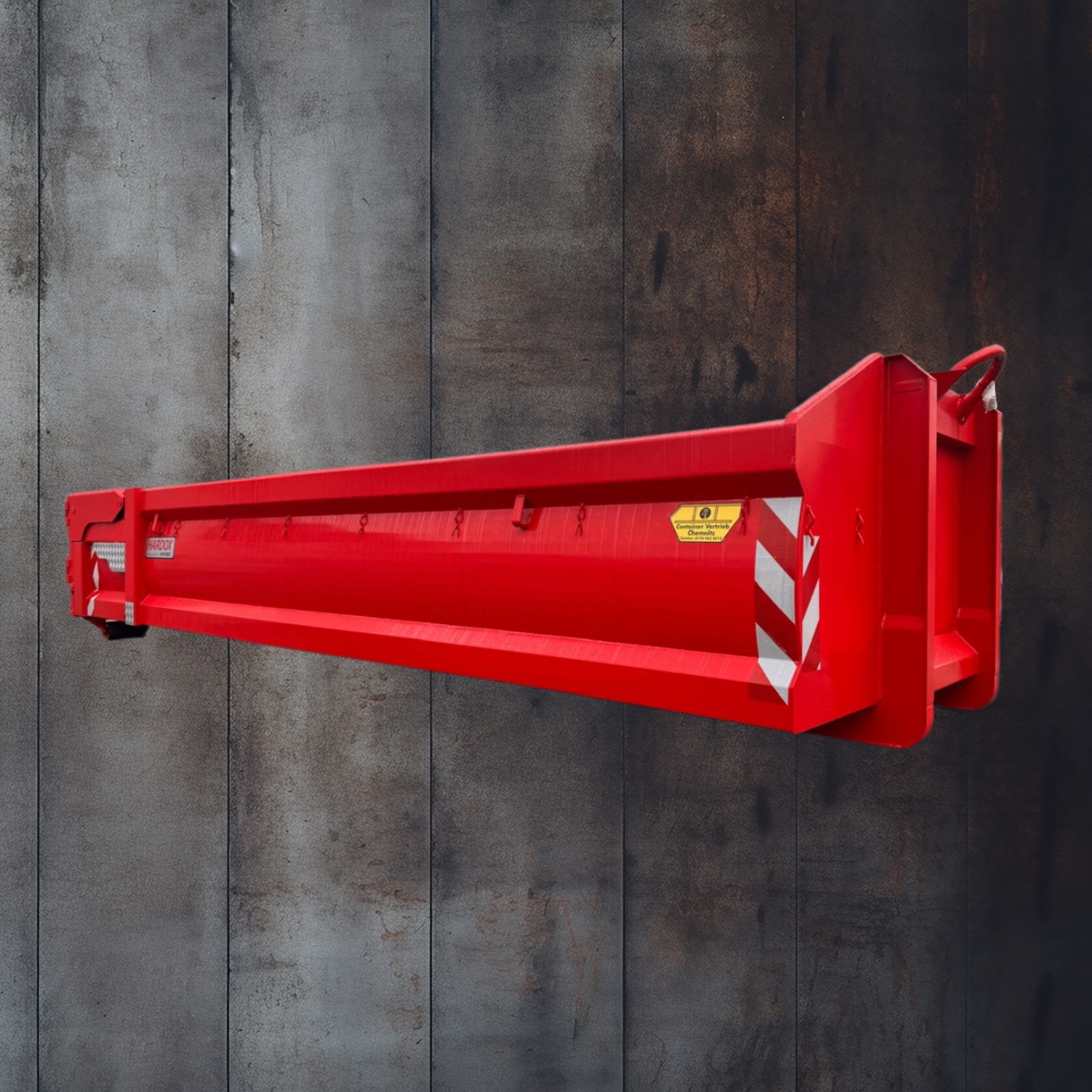 Abrollcontainer Hardox Hydraulische Heckklappe RSM Galabaucontainer 