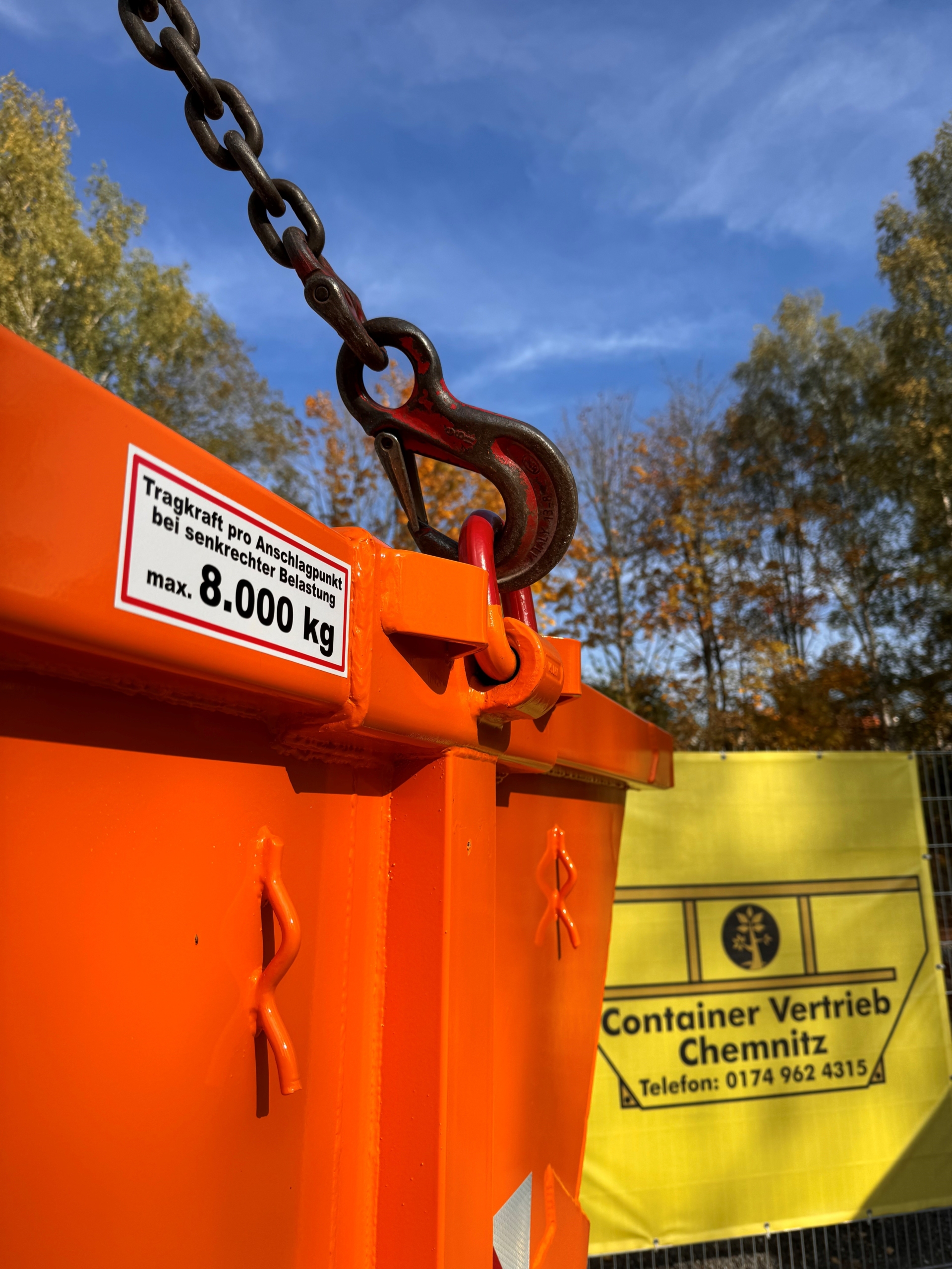 Absetzmulde DIN 30720 Polen günstig krancontainer kranmulde 