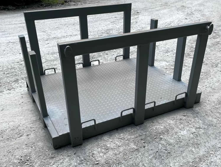 Absetzmulde Absetzcontainer Ladeklappe Stahldeckel Duraflex 
Mini Container Rollplane 