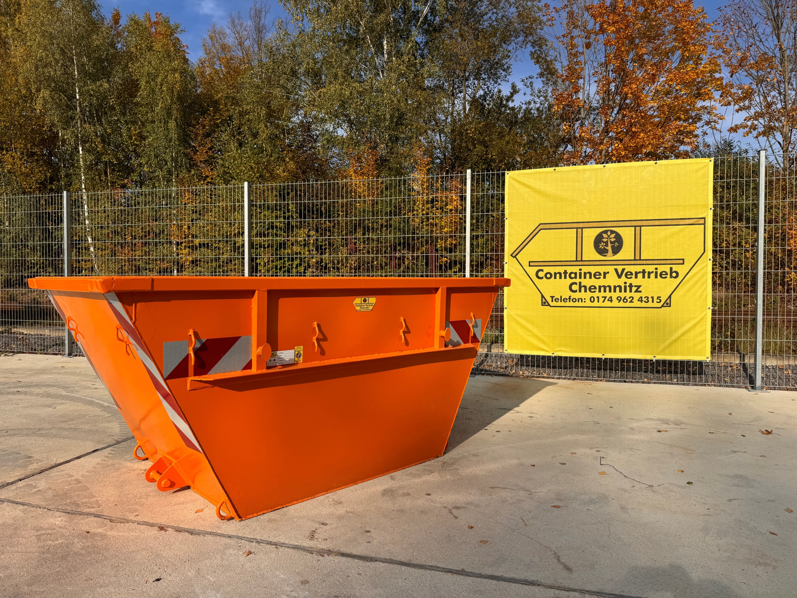 Absetzmulde Absetzcontainer Ladeklappe Stahldeckel Duraflex 
Mini Container Rollplane 