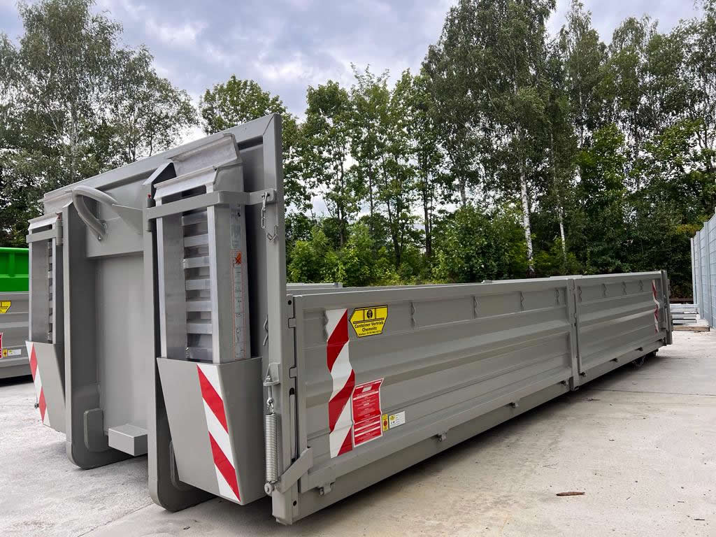 Abrollcontainer Pritsche Stahlkippaufbau Aluminium Rampen Bordwandcontainer
