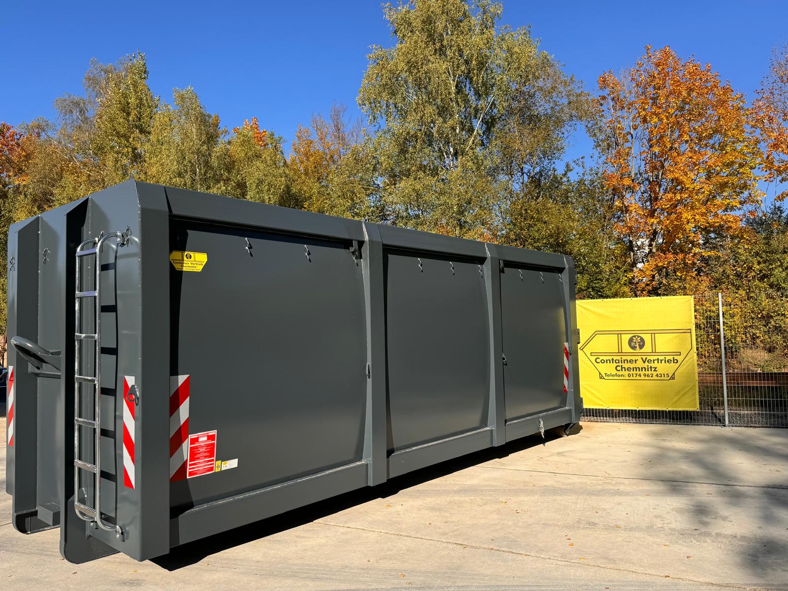 Abrollcontainer Eco Ecoline spantenlos spantenfrei Ellermann E-Con Breitspante