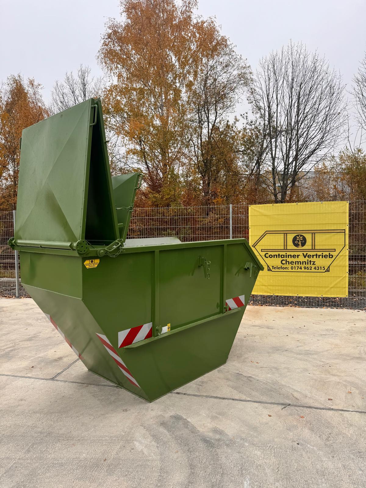 Absetzmulde Absetzcontainer Ladeklappe Stahldeckel Duraflex 
Mini Container Rollplane 