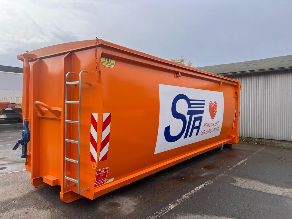Abrollcontainer Eco spantenlos spantenfrei Löwe Container A1 Container 