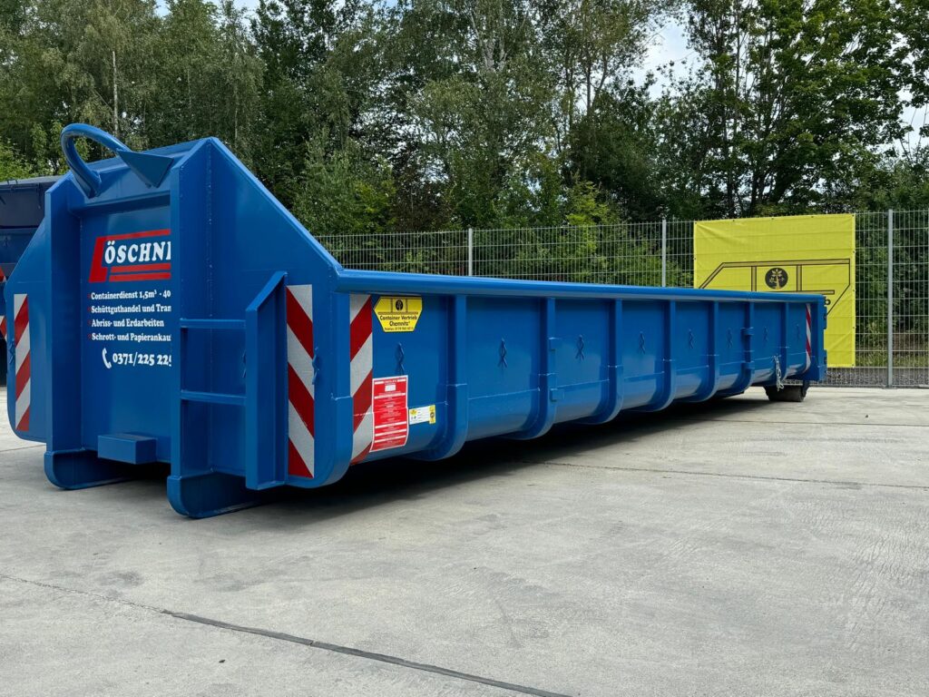 Abrollcontainer Eco spantenlos spantenfrei Löwe Container A1 Container 