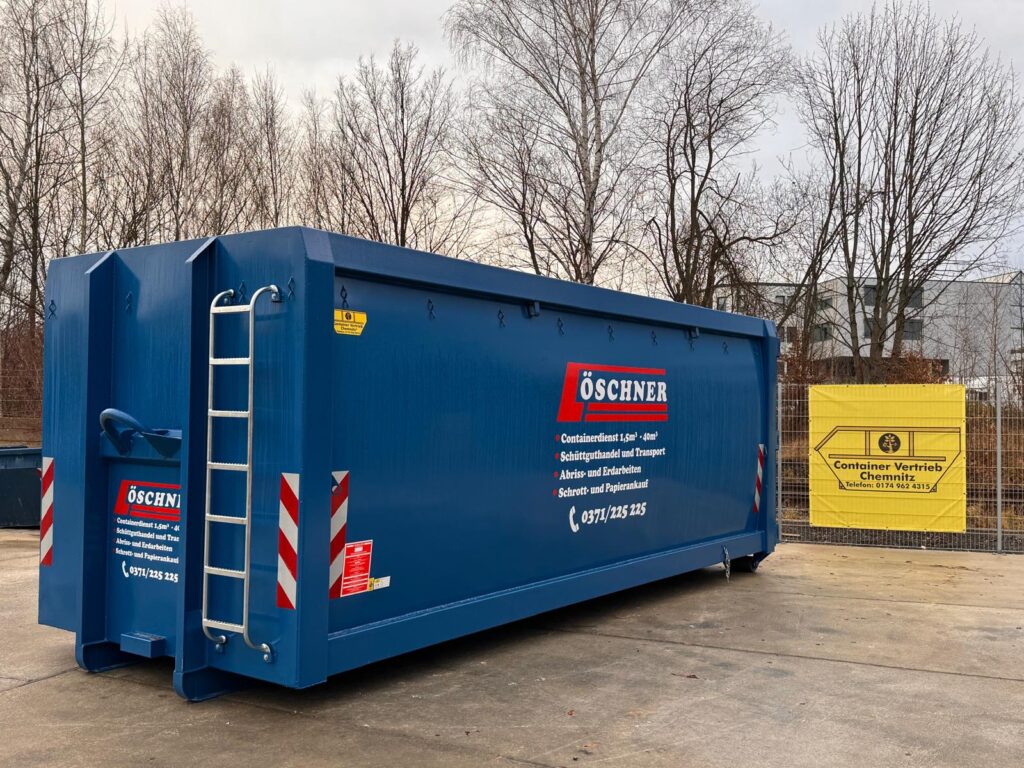 Abrollcontainer Eco spantenlos spantenfrei Löwe Container A1 Container 