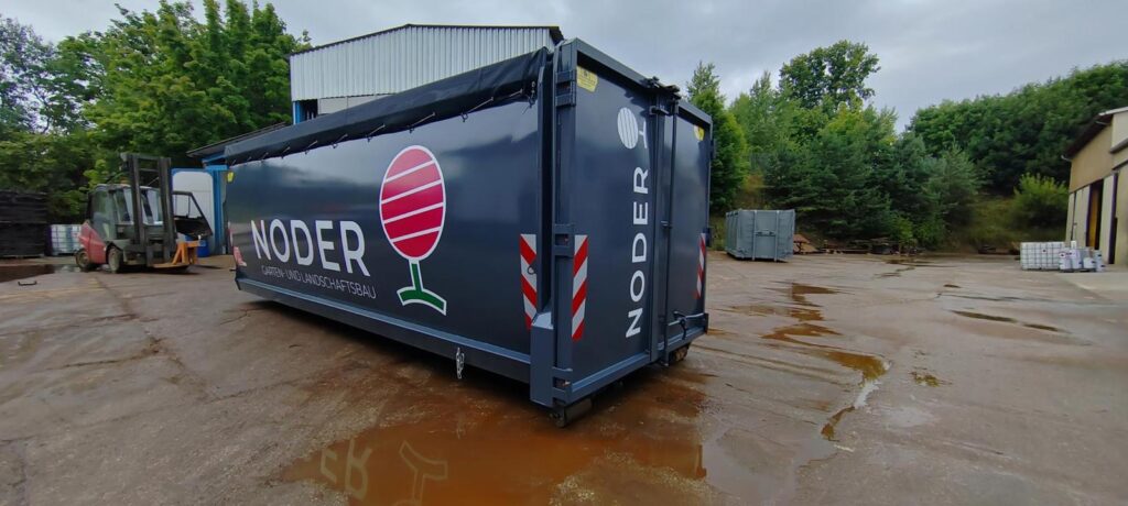 Abrollcontainer Eco spantenlos spantenfrei Löwe Container A1 Container 