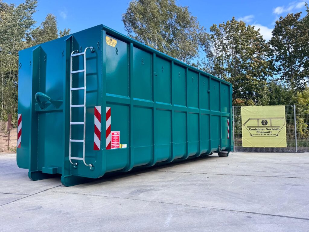 Abrollmulde Polen verstärkt für Schrott  Bauchbinde AMG Container Löwe Container 